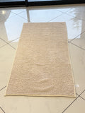 Chemin Tapis Boule Écru 70x140cm
