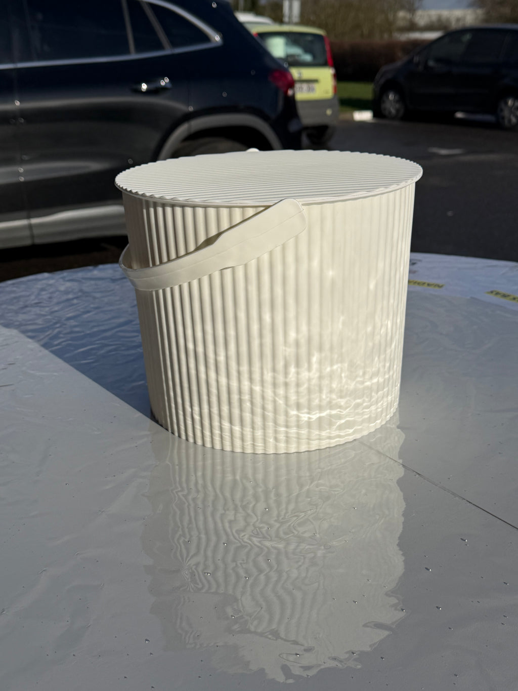 Seau à couvercle 7 litres