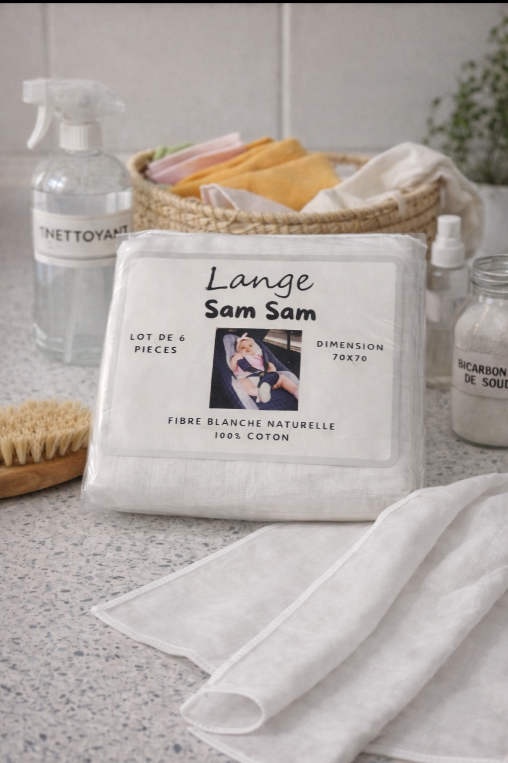 24 Langes bord Blanc SamSam