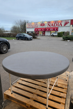 Nappe en skaï table ronde 1m20