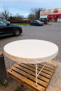 Nappe en skaï table ronde 1m20