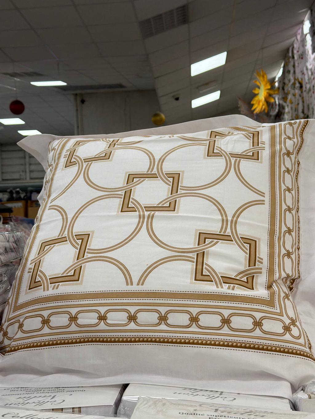 Housse de couette Ortega Beige - 220x240 - 100% coton