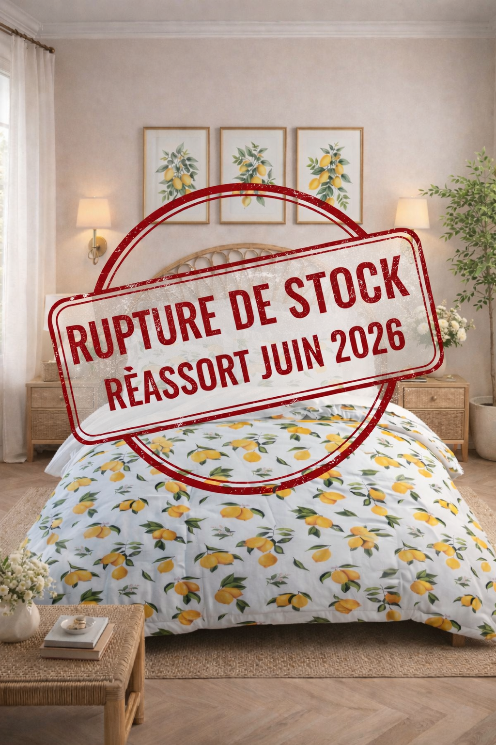 Housse de couette Dolce Vita - 200x200- 100% coton