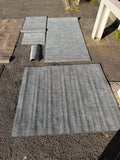 Nouveau Jeu de tapis plastique 5m90 Gris