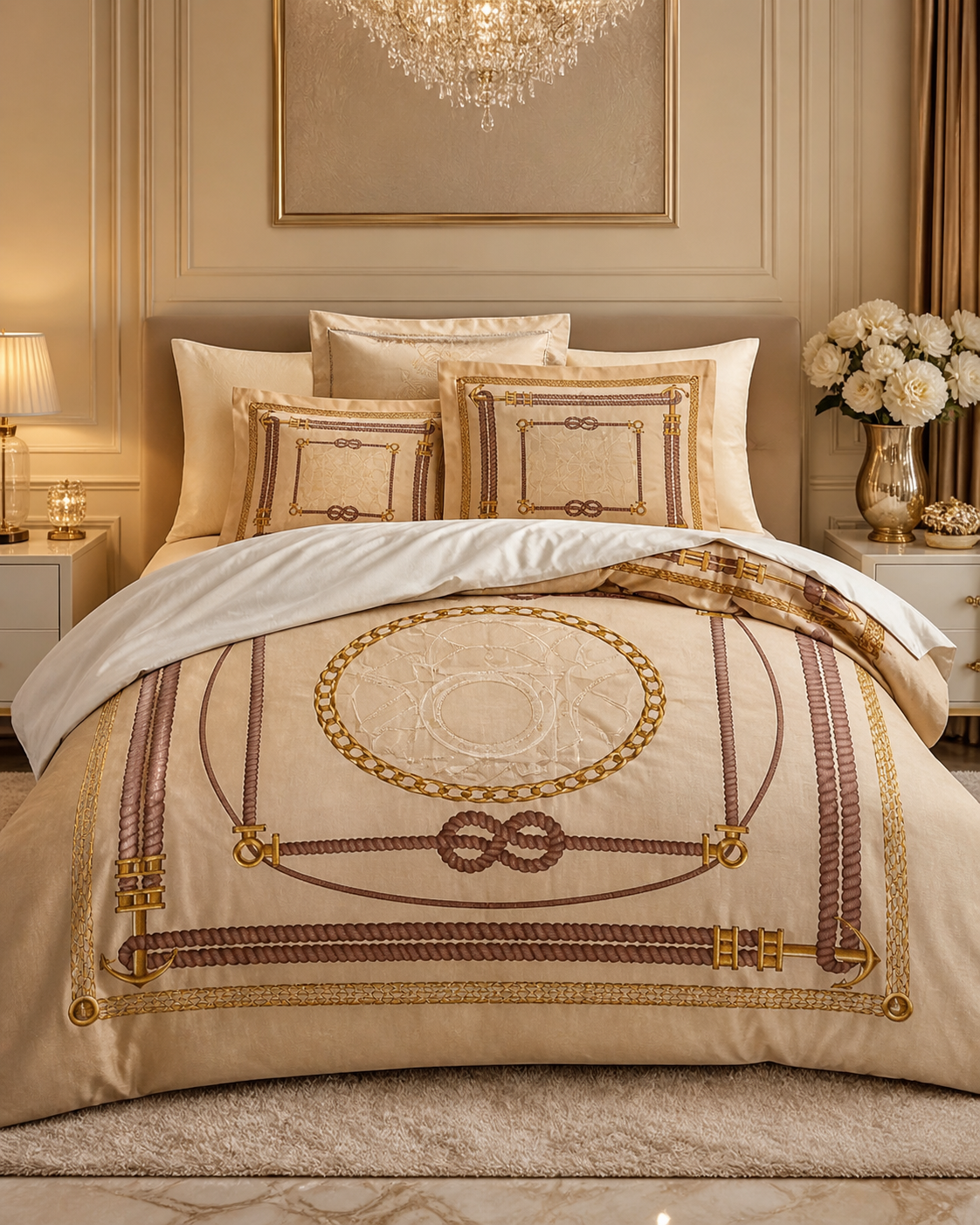 Housse de couette Saint Martin - 200x200- 100% coton