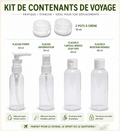 Kit flacons de voyage