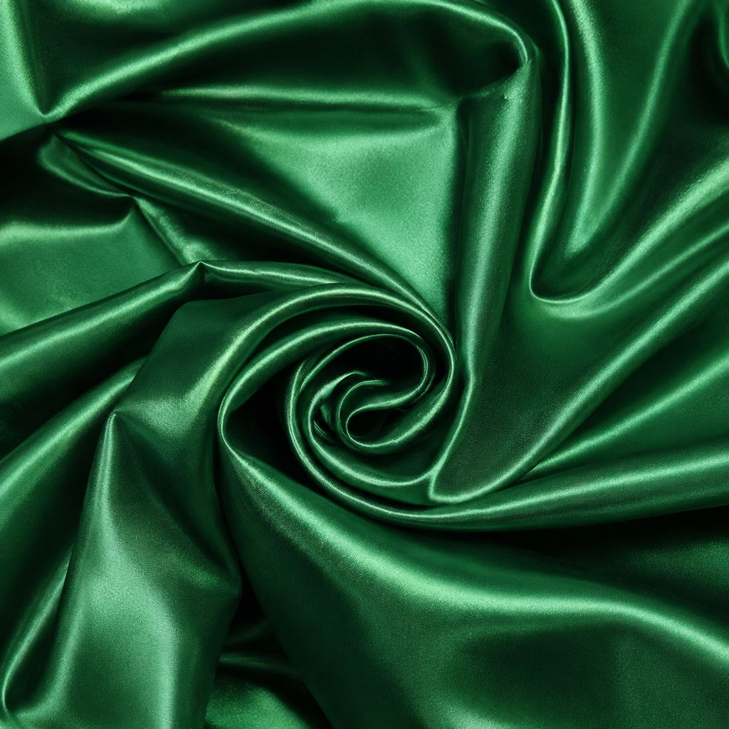 Tissus Satin Vert - 400cm x 140cm