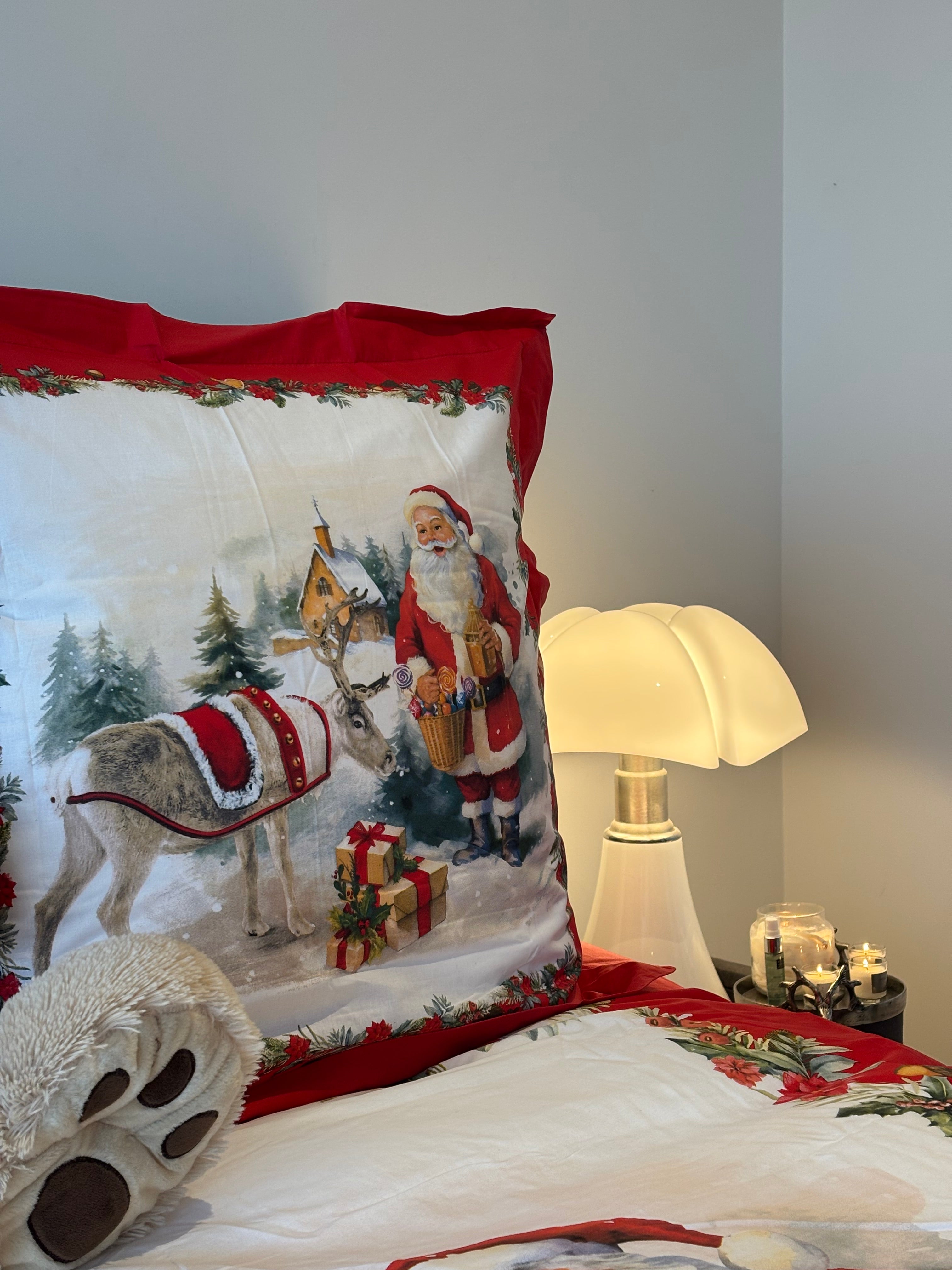 Housse de couette 200x200 - noël NADIA 2025 - 100%Coton