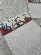 10 Torchons Bonheur Blanc