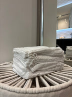 Ensemble complet de 26 pièces - 6 serviettes de toilette + 20 gants - coton 100%