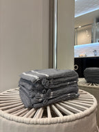 Ensemble complet Gris de 26 pièces - 6 serviettes de toilette + 20 gants - coton 100%