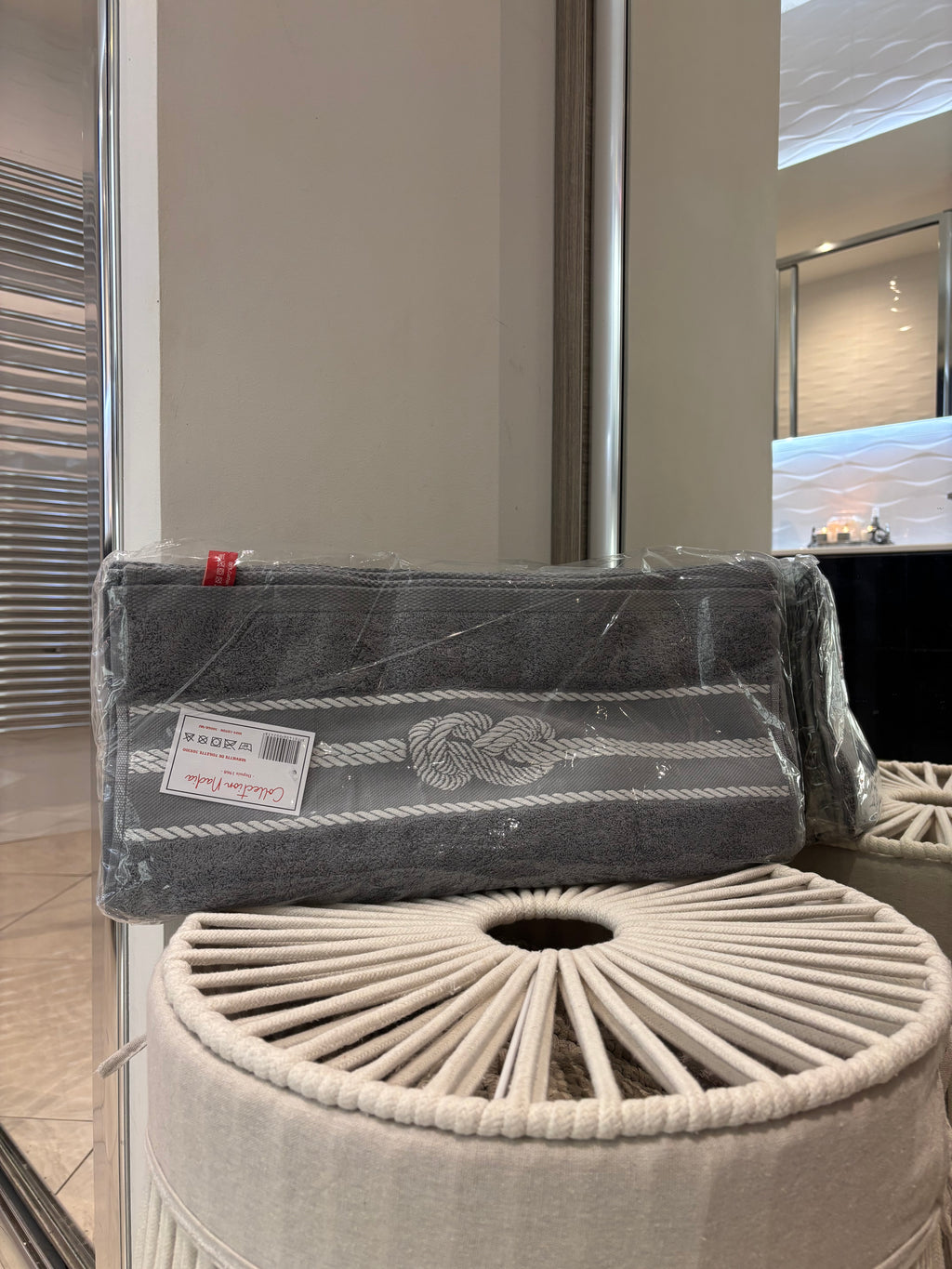 Ensemble complet Gris de 26 pièces - 6 serviettes de toilette + 20 gants - coton 100%