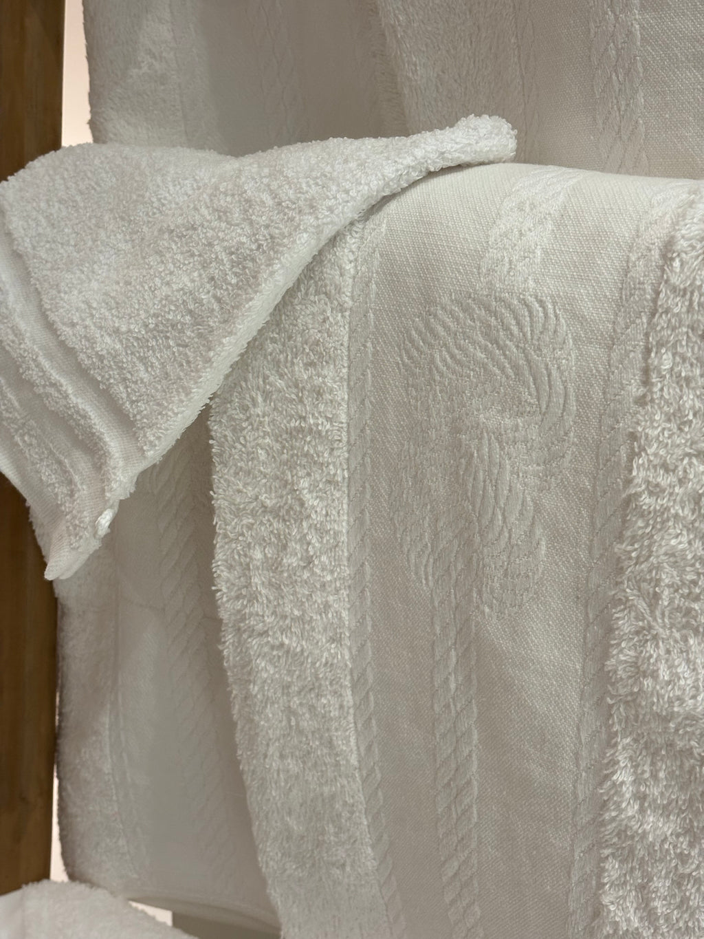 Ensemble complet de 26 pièces - 6 serviettes de toilette + 20 gants - coton 100%