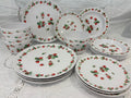 Service de Vaisselle Fraise 24 Pièces en Mélamine