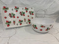 Ensemble Fraise Plateau & Saladier en Mélamine