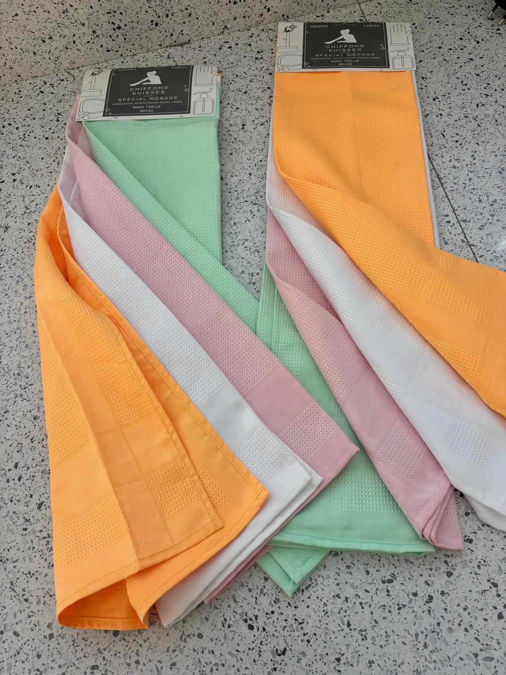 8 Chiffons Suisses 60x40cm