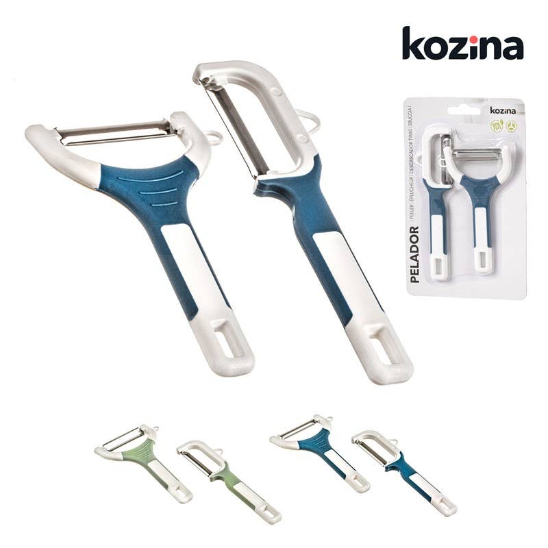 Éplucheur 15 cm assorti/2: Plastique et métal