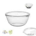 Boîte ronde en borosilicate 2100 ml