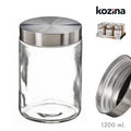 Pot en verre avec couvercle hermétique 1200 ml