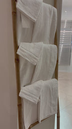 Ensemble complet de 26 pièces - 6 serviettes de toilette + 20 gants - coton 100%