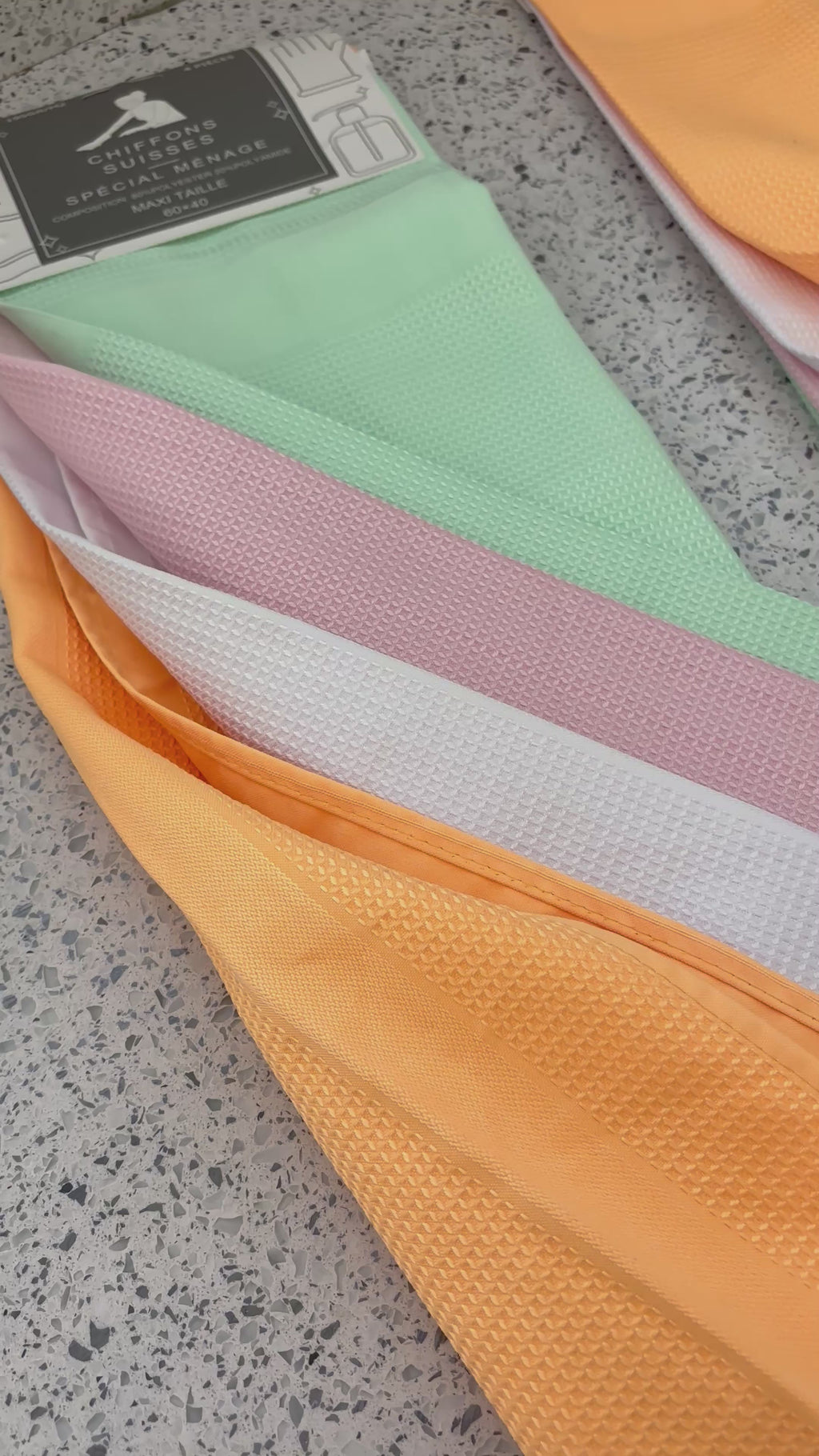 8 Chiffons Suisses 60x40cm