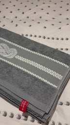 Ensemble complet Gris de 26 pièces - 6 serviettes de toilette + 20 gants - coton 100%