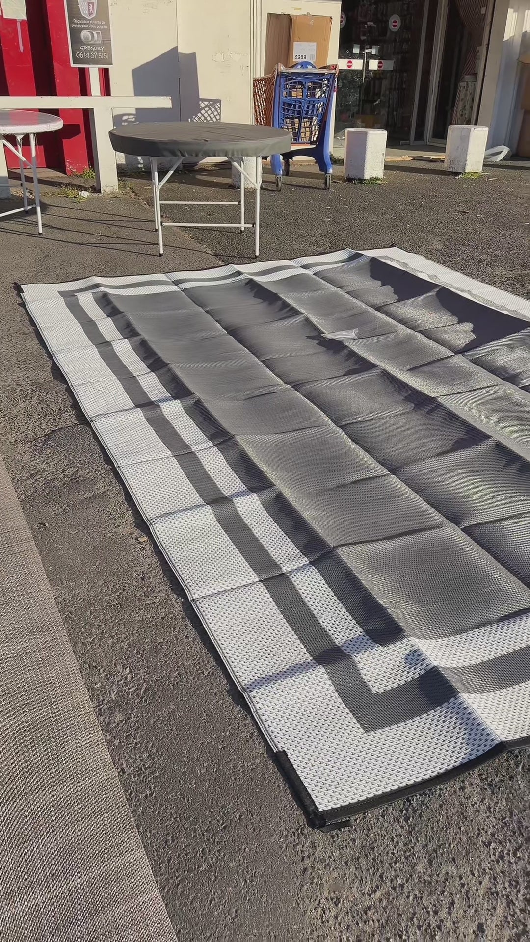 TAPIS ENZO XXL DOUBLE FACE + PIQUETS 270X360cm