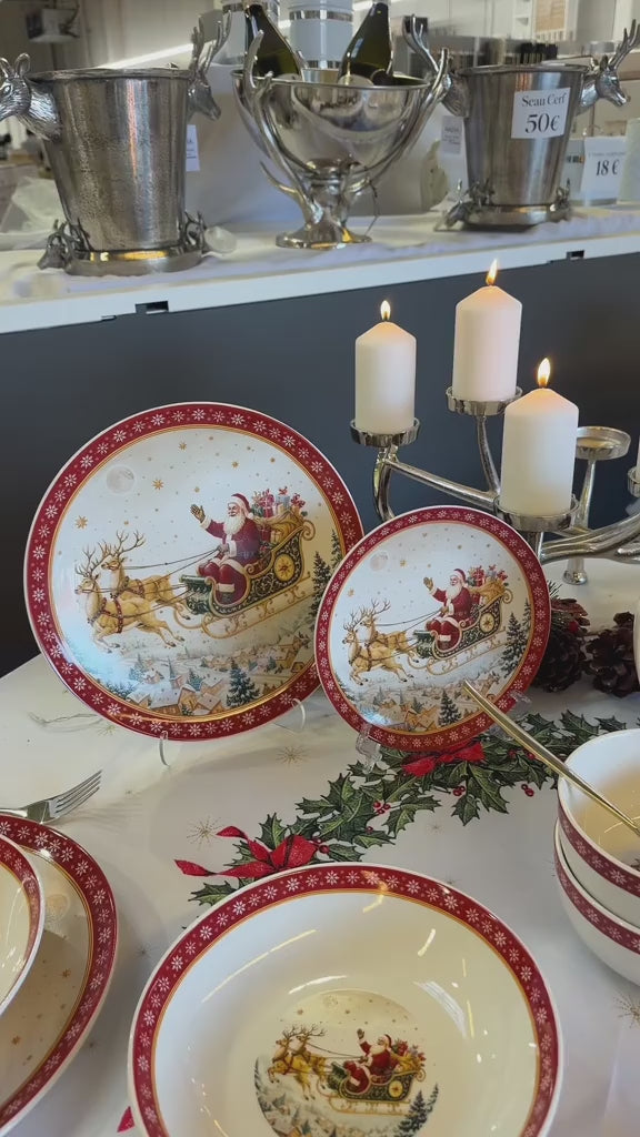 Service de Noël 24 pièces 2026 - Porcelaine