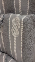 Ensemble complet Gris de 26 pièces - 6 serviettes de toilette + 20 gants - coton 100%