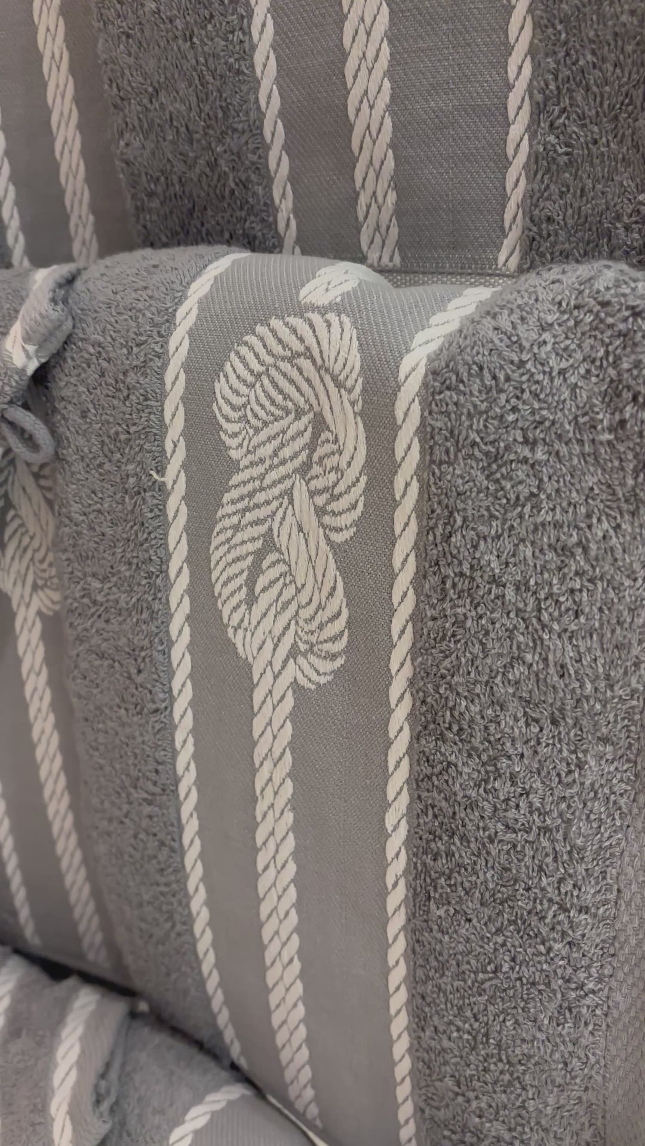 Ensemble complet Gris de 26 pièces - 6 serviettes de toilette + 20 gants - coton 100%